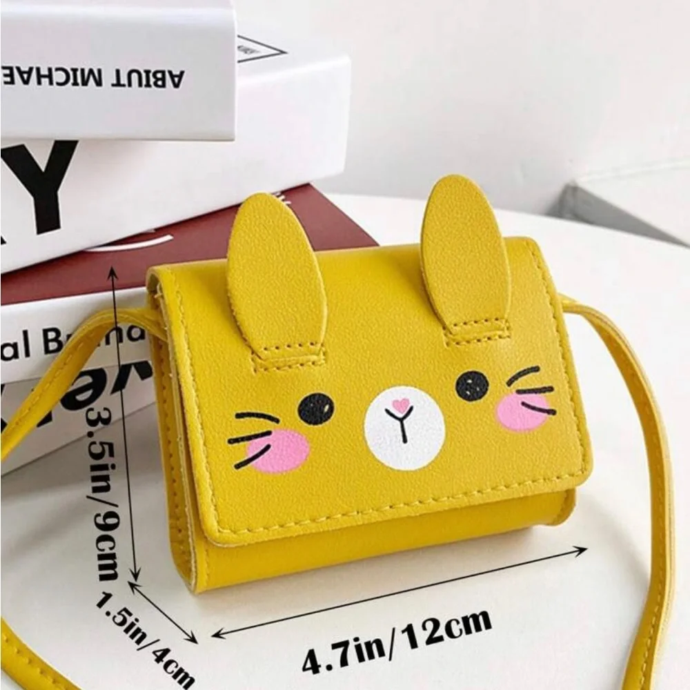 Adorable Yellow Bunny Crossbody Purse – Perfect for Toddlers & Little Girls!